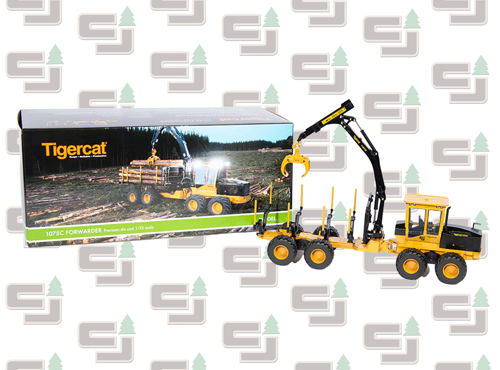 TIGERCAT DIE-CAST 1075C FORWARDER – CJ Logging Equipment