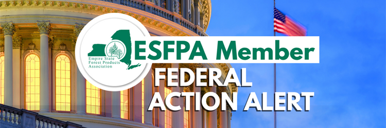 ESFPA Issues Federal Action Alert for NYS Loggers on USDA Fuel Relief Program