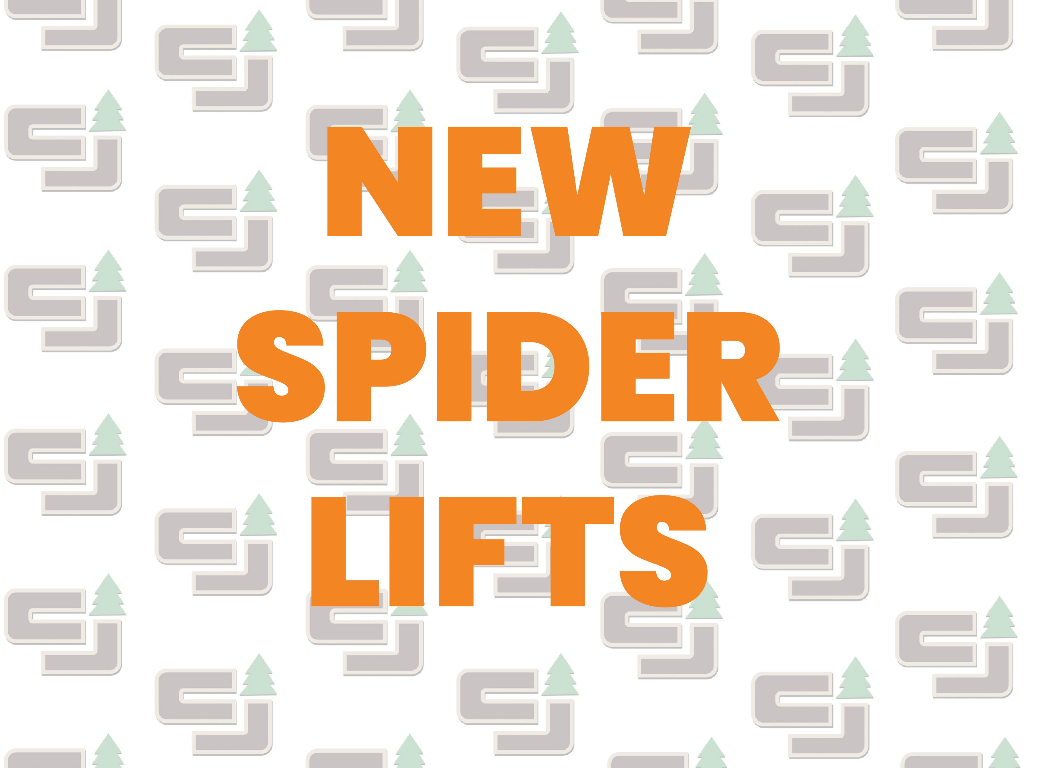 NEW SPIDER LIFTS – CJ Logging Equipment