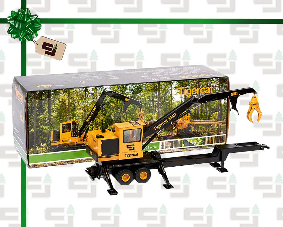 TIGERCAT DIE-CAST 234B KNUCKLEBOOM LOADER