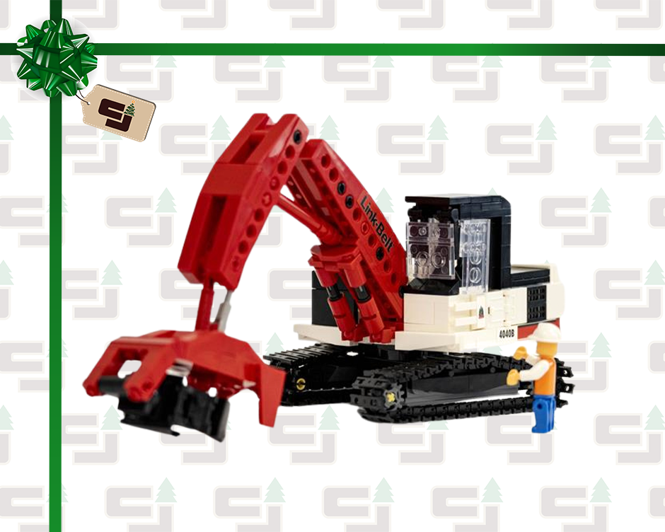 Link-Belt 4040B Timber Loader Building Block Set