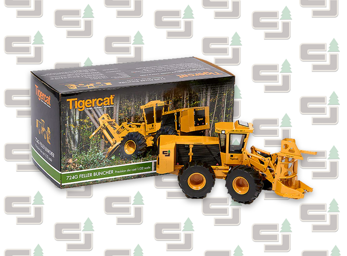 Logging Diecasts TIGERCAT DIE-CAST 724G WHEEL FELLER BUNCHER – CJ Logging Equipment