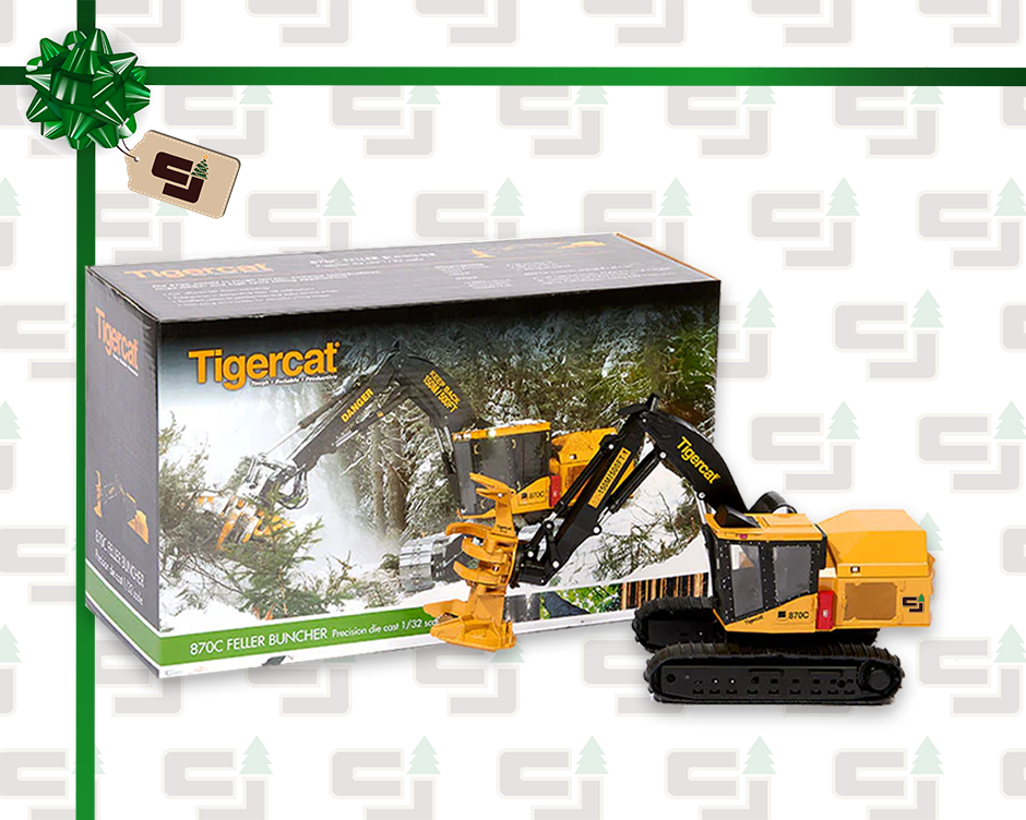TIGERCAT DIE-CAST 870C TRACK FELLER BUNCHER
