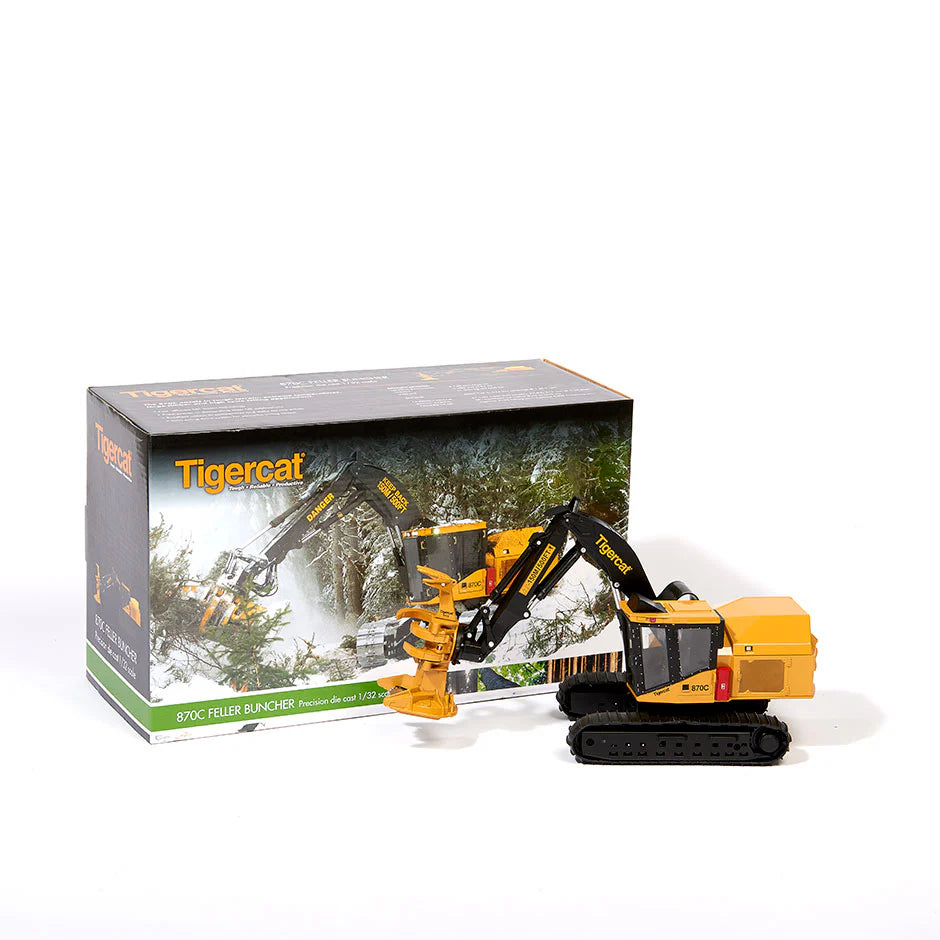 TIGERCAT DIE-CAST 870C TRACK FELLER BUNCHER