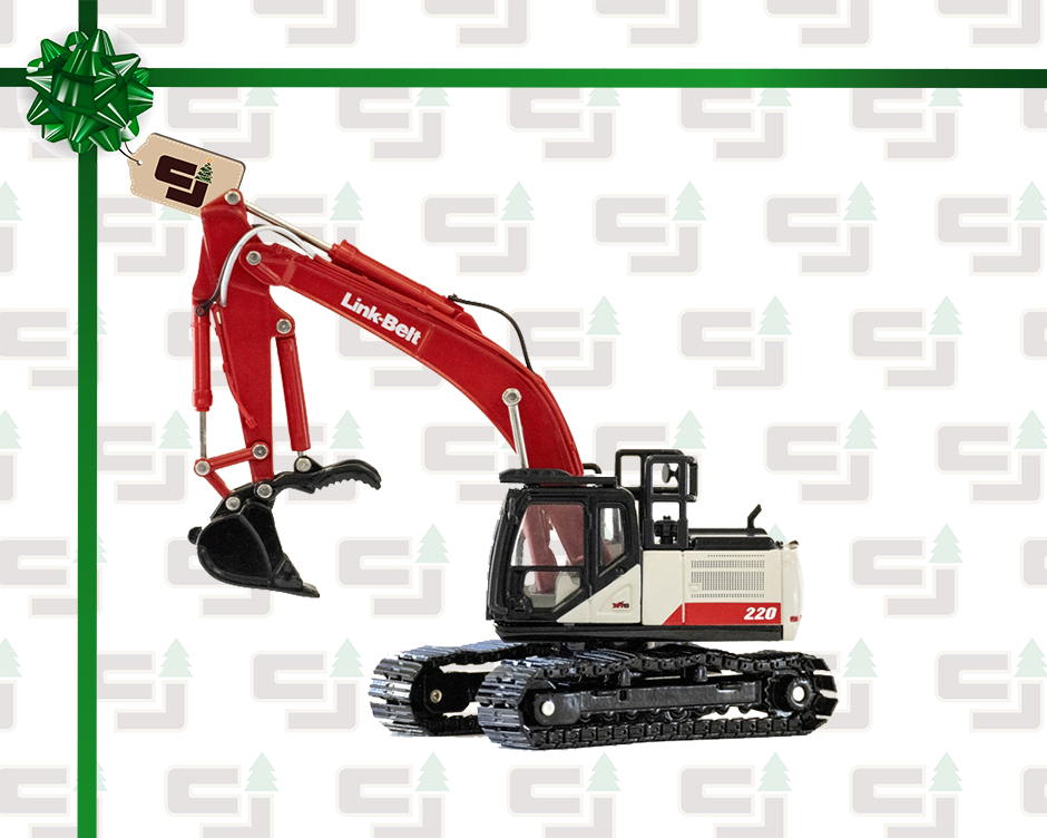 Link-Belt 220 X4S Excavator Model with Thumb Attachment