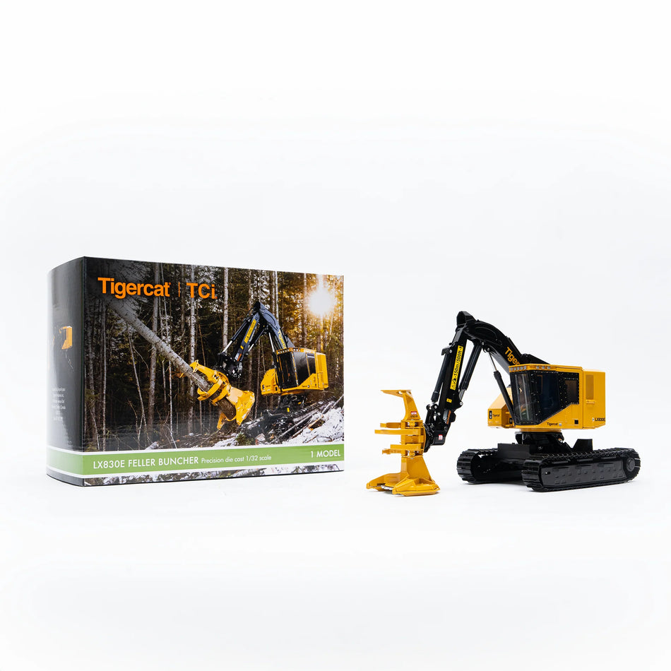 TIGERCAT DIE-CAST LX830E TRACK FELLER BUNCHER