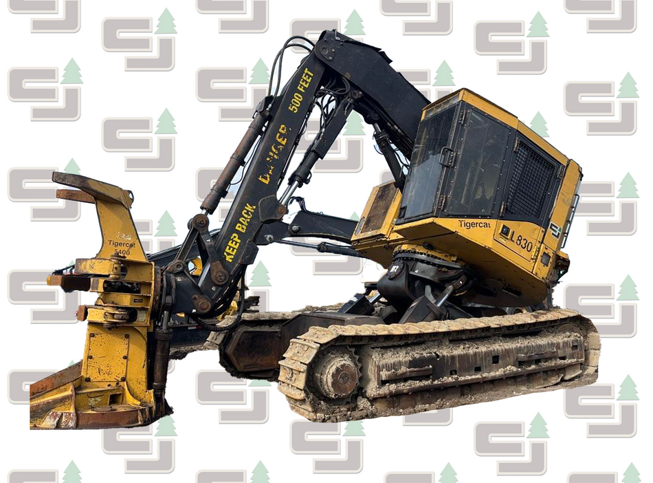Feller Buncher Tigercat 830