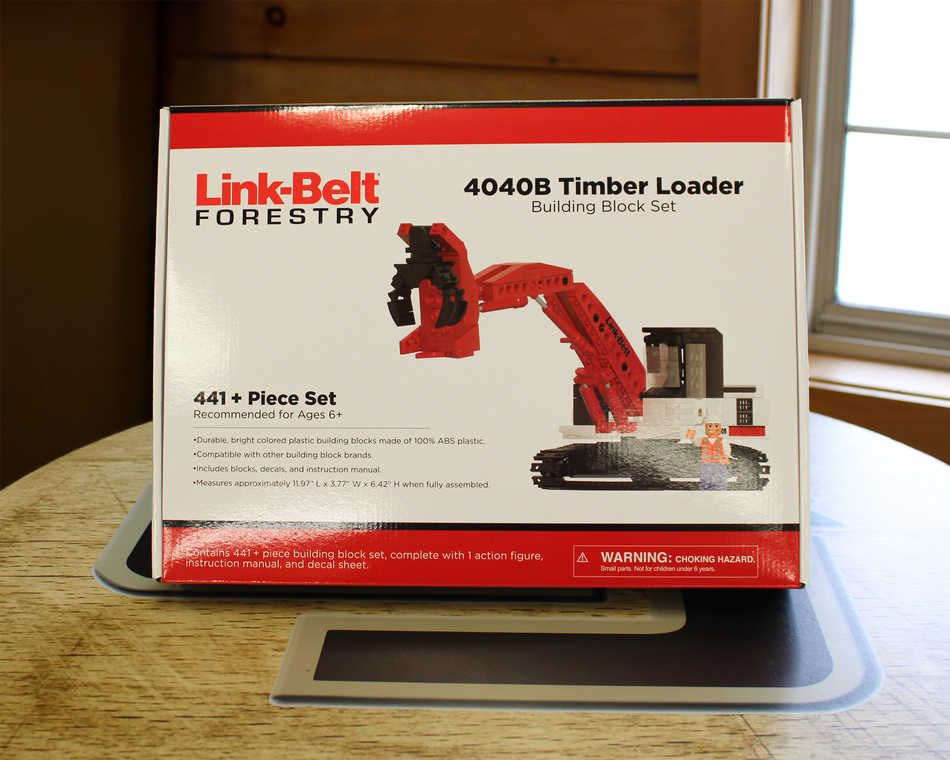 Link-Belt 4040B Timber Loader Building Block Set
